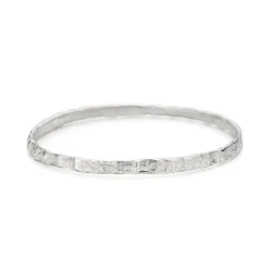 Tomfoolery Cockle Fine Bangle Silver Outlet