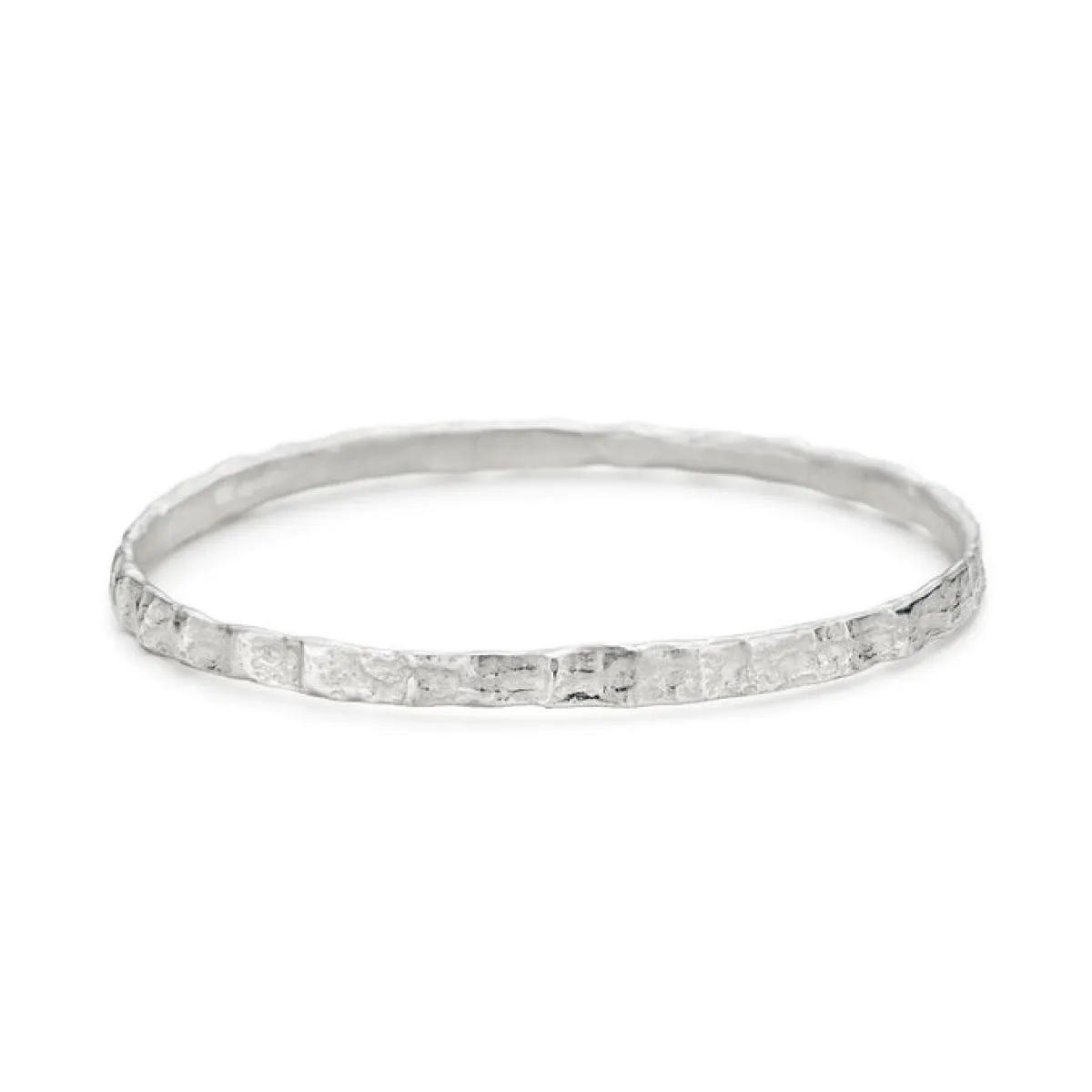 Tomfoolery Cockle Fine Bangle Silver Outlet