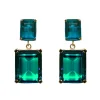 Tomfoolery Colourblock Drop Earrings Turquoise & Paraiba Online