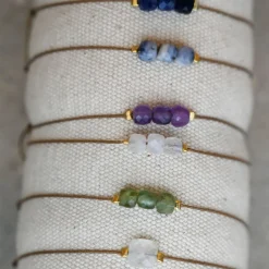 Tomfoolery Cool Triple Gemstone Bracelet Hot