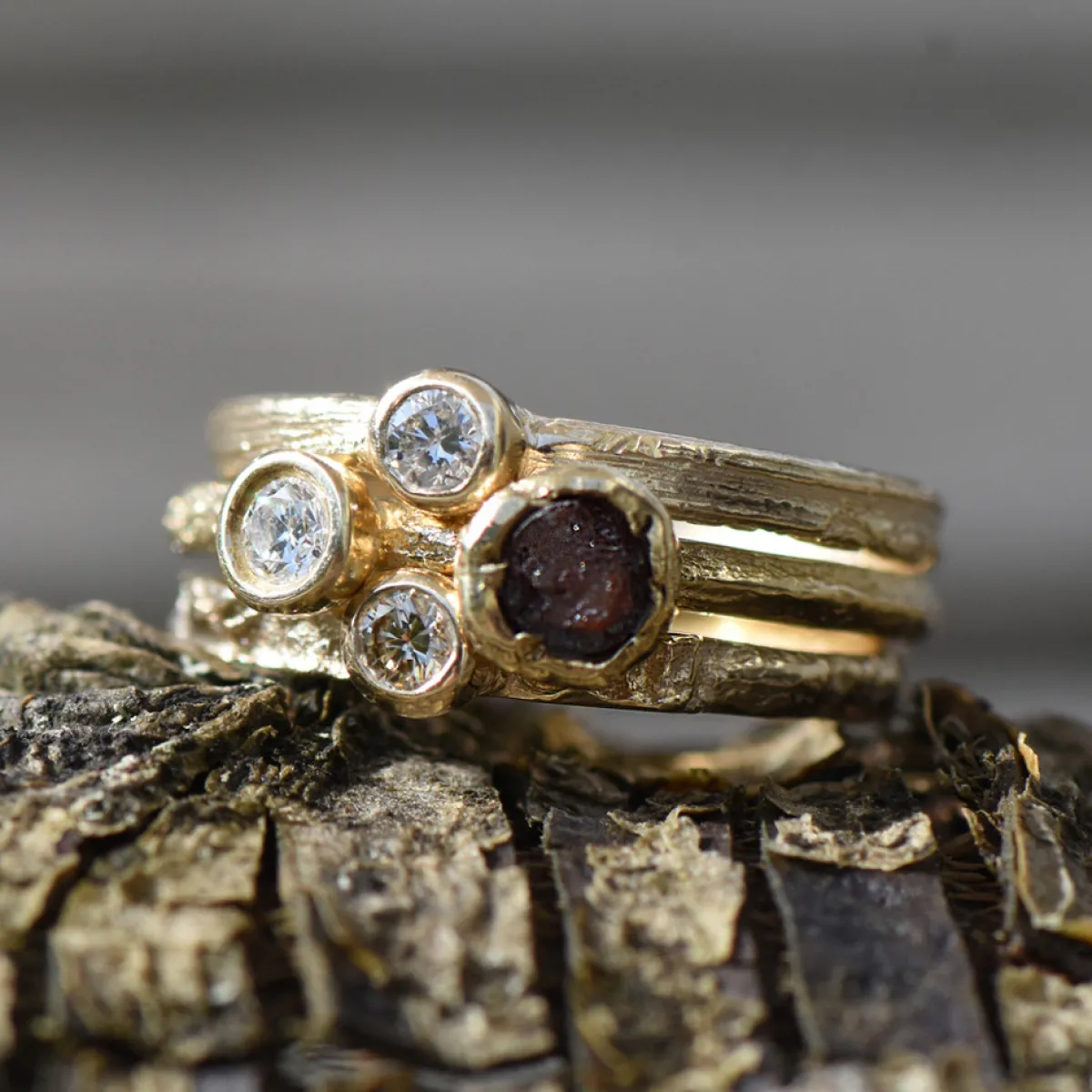Tomfoolery Corkscrew White Diamond Ring Sale