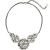 Tomfoolery Cosmo Queen Crystal Three Circle Statement Necklace Outlet