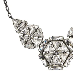 Tomfoolery Cosmo Queen Crystal Three Circle Statement Necklace Outlet