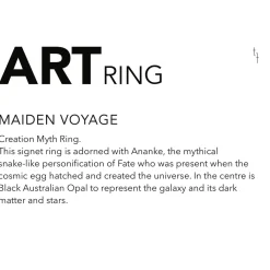 Tomfoolery ‘Creation | Myth’ Art Ring Fashion