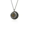 Tomfoolery Crescent Moon & Sun Necklace Hot