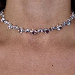 Tomfoolery Crystal Dew Choker Hot