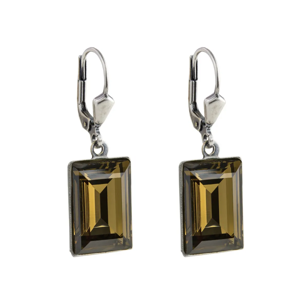 Tomfoolery Crystal Flip Hook Earrings Clearance