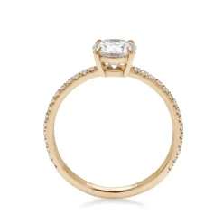 Tomfoolery 1ct Eleonore Pave Round Brilliant Diamond Ring Clearance