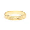 Tomfoolery 18ct Gold Hand Engraved Ring Hot