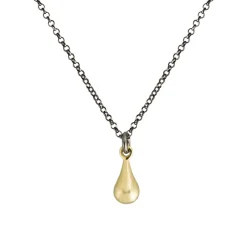 Tomfoolery 14ct Gold Single Large Pebble Pendant Best