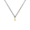 Tomfoolery 14ct Gold Single Small Pebble Pendant Fashion