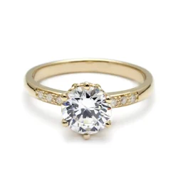 Tomfoolery 1ct Hazeline Solitaire Diamond Ring Discount