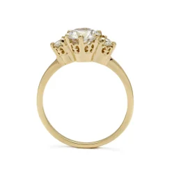 Tomfoolery 1.2ct Hazeline Three Diamond Ring Hot