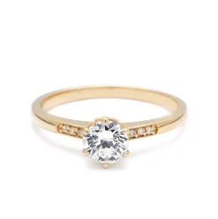 Tomfoolery 0.50ct Hazeline White Diamond Solitaire Ring Sale