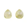 Tomfoolery 1.10ct Pair Of Yellow Pear Rose Cut Diamonds Hot