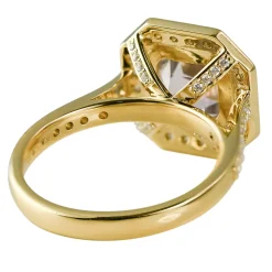 Tomfoolery 2.81ct Pink Tourmaline and Diamond Halo Ring Fashion