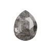 Tomfoolery 4.80ct Salt & Pepper Rose Pear Cut Diamond Discount