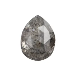 Tomfoolery 4.80ct Salt & Pepper Rose Pear Cut Diamond Discount