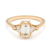 Tomfoolery 1ct Three White Diamond Bea Ring New