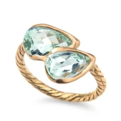 Tomfoolery 6ct Tourmaline & Gold Fire Ring Fashion