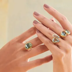 Tomfoolery 6ct Tourmaline & Gold Fire Ring Fashion