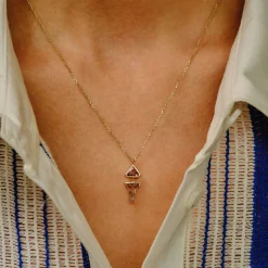 Tomfoolery 1.35ct Tourmaline Pendant New