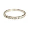 Tomfoolery 18ct White Gold & Pave Diamond Half Eternity Ring New