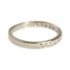 Tomfoolery 18ct White Gold & Pave Diamond Half Eternity Ring New