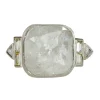 Tomfoolery 18ct White Gold Art Deco Rose Cut Grey Diamond Ring Online