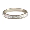 Tomfoolery 18ct White Gold Baguette Diamond Channel Eternity Ring Discount