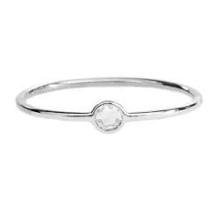 Tomfoolery 18ct White Gold Single Round Rose Cut Diamond Ring Online