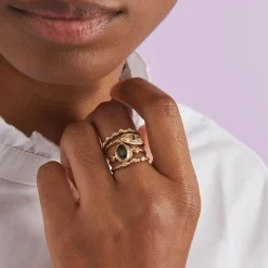 Tomfoolery 14ct Yellow Gold ‘ Twist of Fate & Meaning’ Ring New