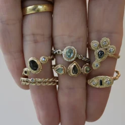 Tomfoolery 14ct Yellow Gold ‘ Twist of Fate & Meaning’ Ring New