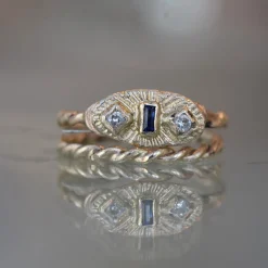 Tomfoolery 14ct Yellow Gold ‘ Twist of Fate & Meaning’ Ring New