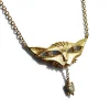 Tomfoolery 14ct Yellow Gold Bastet Cat Pendant White Diamond Online