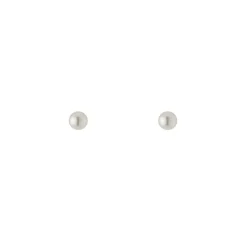 Tomfoolery 9ct Yellow Gold Button Pearl Studs Fashion