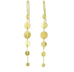 Tomfoolery 18ct Yellow Gold Cascade Line Earrings Online