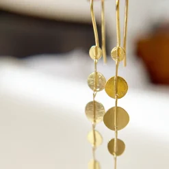 Tomfoolery 18ct Yellow Gold Cascade Line Earrings Online