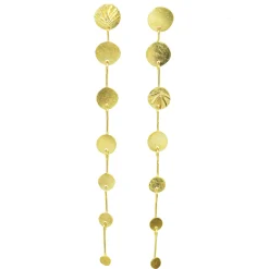Tomfoolery 18ct Yellow Gold Cascade Sunray Earrings Fashion