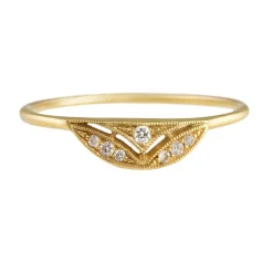 Tomfoolery 14ct Yellow Gold Diamond Croatia Ring Sale