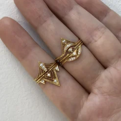 Tomfoolery 14ct Yellow Gold Diamond Croatia Ring Sale