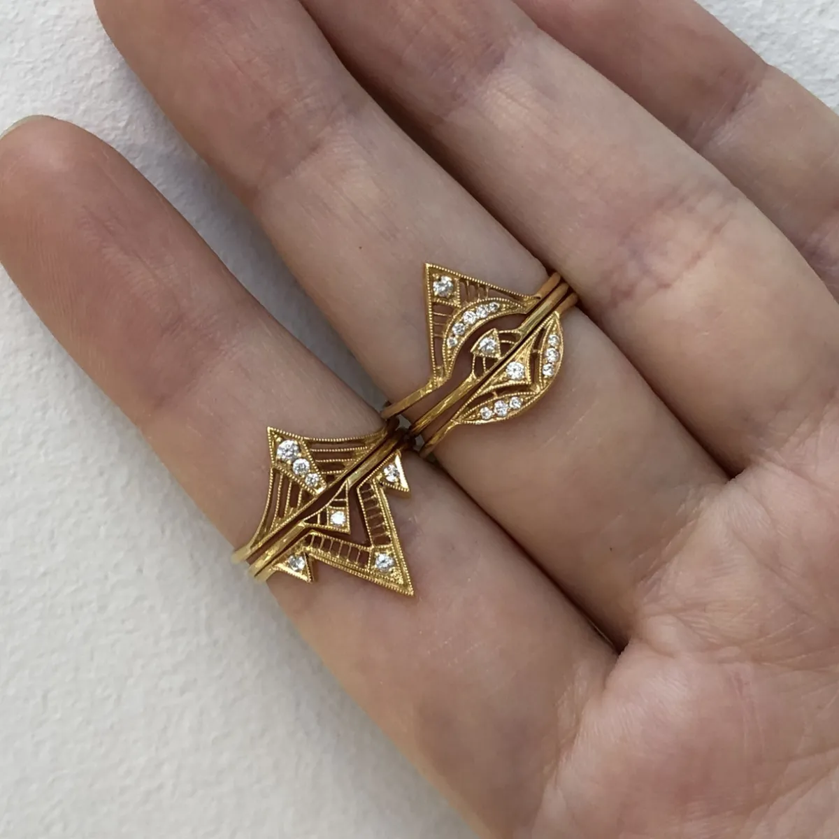Tomfoolery 14ct Yellow Gold Diamond Croatia Ring Sale