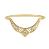 Tomfoolery 14ct Yellow Gold Diamond Soulen Ring New