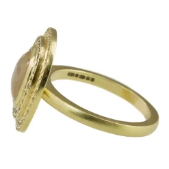 Tomfoolery 18ct Yellow Gold Double Diamond Halo Ring Clearance