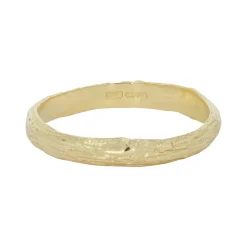 Tomfoolery 14ct Yellow Gold Forest Floor Band Discount