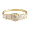 Tomfoolery 18ct Yellow Gold Hexagon Five Diamond Ring Sale