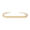Tomfoolery 9ct Yellow Gold Narrow Flat Top Cuff Outlet