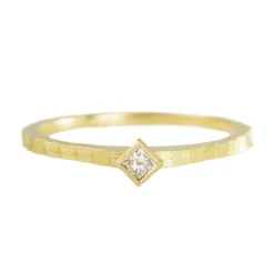 Tomfoolery 18ct Yellow Gold Princess Cut Diamond Ring Best
