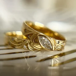 Tomfoolery 9ct Yellow Gold Vine Band Online