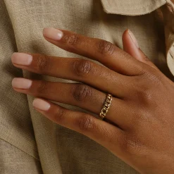 Tomfoolery Cuban chain Ring Hot